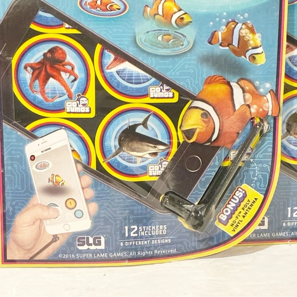 GoSumos Remote Control Stickers Lot‎ of 4 App Game NEW